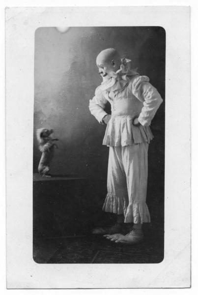 Clown and Dog
