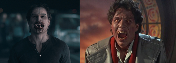 Jerry Dandridge from Fright Night (2011 on Left, 1985 on Right)