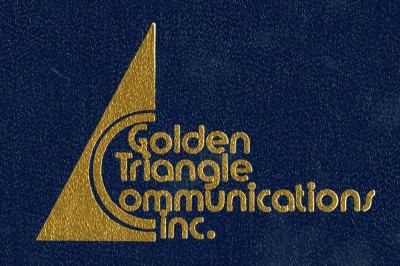Golden Triangle Communications, Inc. Logo. Taken from Cable Television Proposal Prepared for Denton, Texas. Tom Harpool Collection, University of North Texas Special Collections.