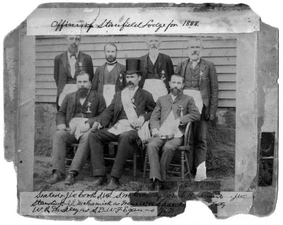 Officers of Stanfield Lodge in Denton