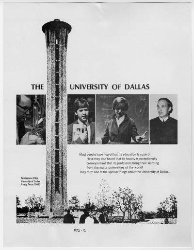 University of Dallas Advertisement, UNTA_AR0327-020-002