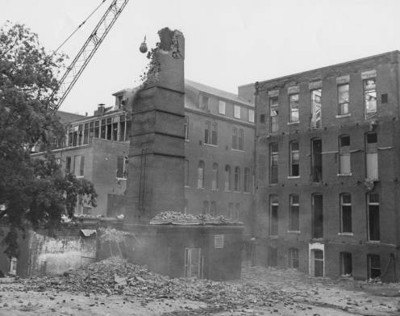 Work, Jim. St. Paul Hospital on Bryan Street demolition. Dallas Medical Images Collection at UT Southwestern Archives.