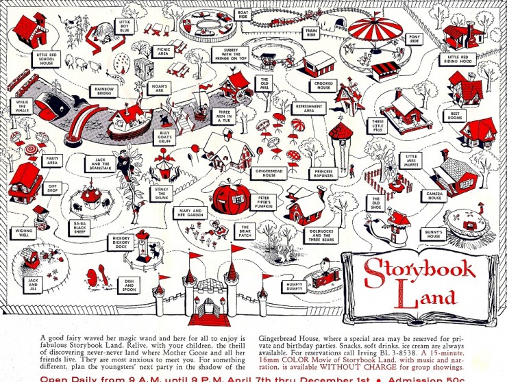 Storybook Land Map, taken from http://bacougars66.com/
