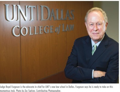 Royal Furgeson, advocate in chief, UNT Dallas College of Law (Photo credit: NT Daily)