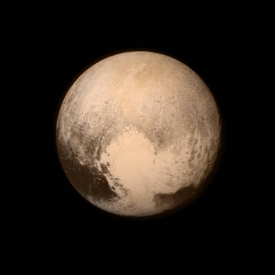 Pluto image from New Horizons flyby