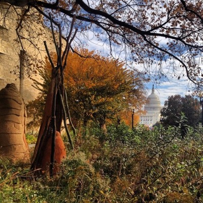 View of Capitol Dome from Smithsonian American Indian Museum