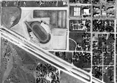 Fouts Field aerial photo