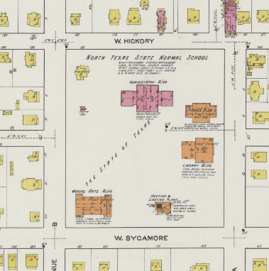 sanborn map of Denton