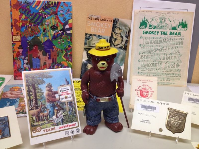 UNT Smokey Bear collection