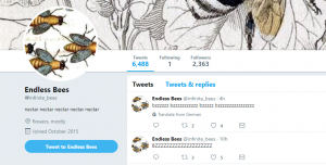 Endless Bees Twitter Page