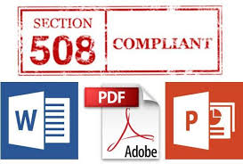 Some of the Non-HTML apps that are Section 508 compliant.