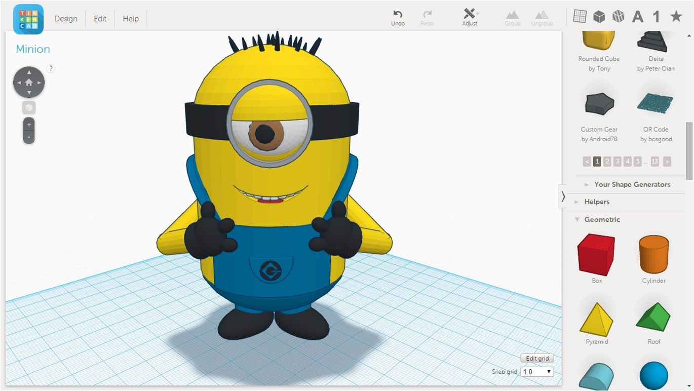 Проекты в tinkercad