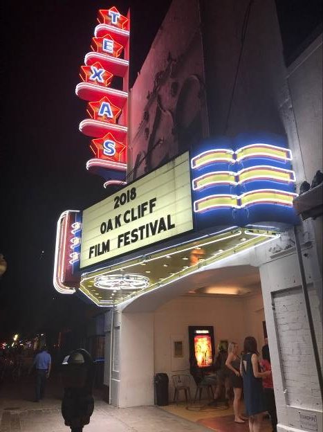 Texas Theater marquee announces 2018 Oak Cliff Film Festival