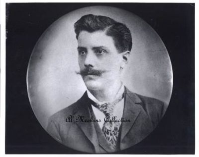 a black and white photo of Gustav Brackhausen