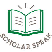 Scholar Speak Blog Logo