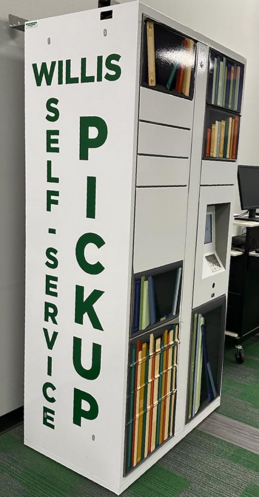 Image showing Self-service pick up by the service desk at Willis first floor 