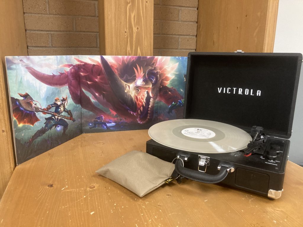 Dauntless Original Soundtrack on Record Player