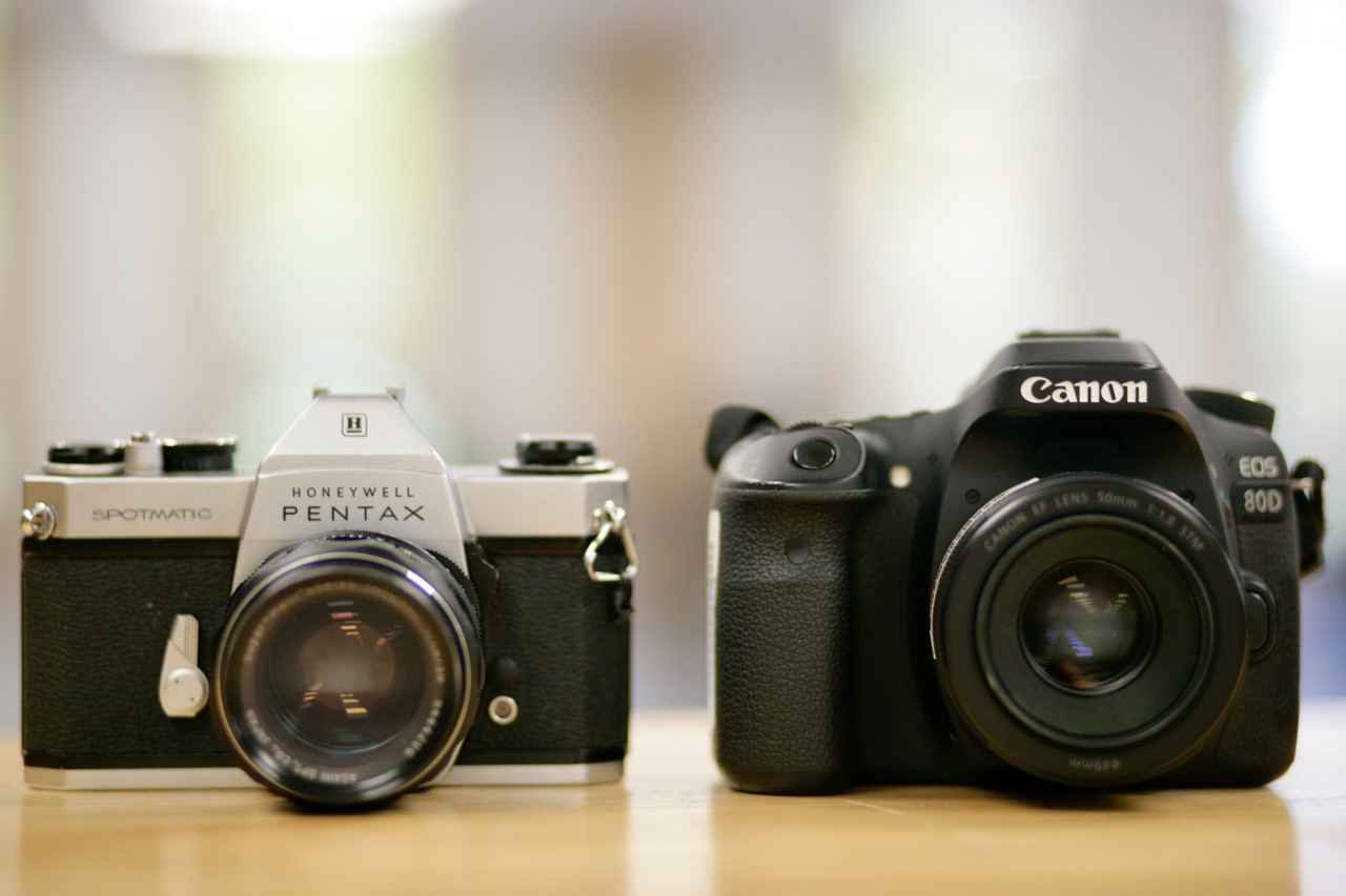 Film vs Digital Cameras The Spark