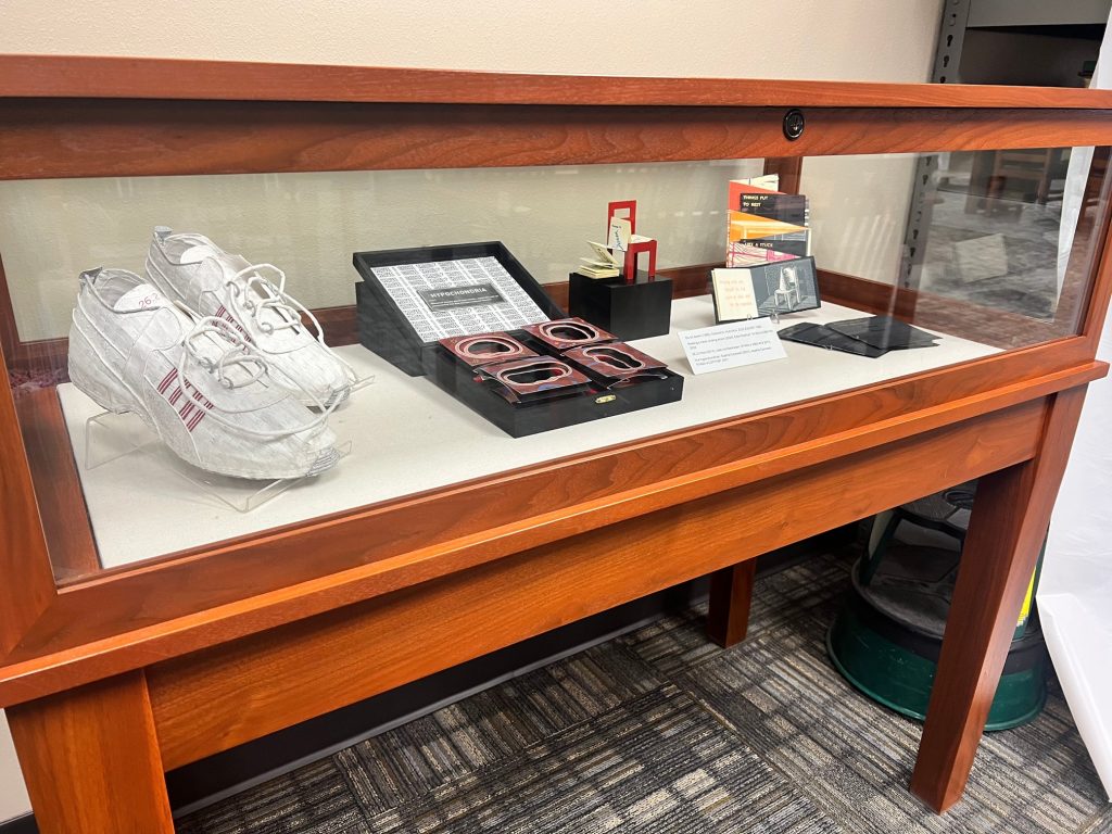 Artist's books on display
