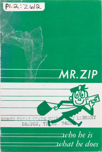 MR. ZIP was used to promote usage of the U.S. Post Office Department's newly-implemented ZIP Code system. 