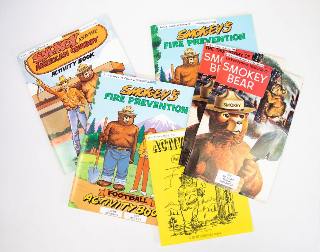 Smokey Bear Comics, Coloring Books, and Activity Books