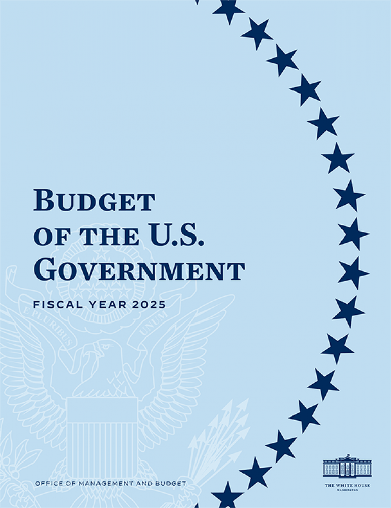 Budget of the U.S. Government, Fiscal Year 2025 (cover)