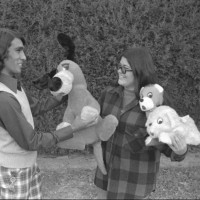 The Mexican American Student Association (MASA), the first campus group for Mexican Americans, had fun activities on campus, including this one involving a mysterious activity with stuffed animals.