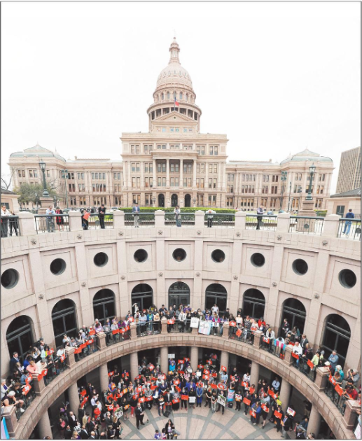 Protest against SB 6, the Texas "bathroom bill"